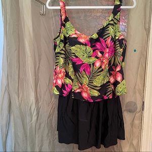 8w Swim Dress Tummy Hider Hip Smoother 